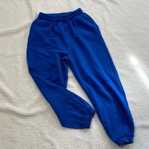 Blue joggers